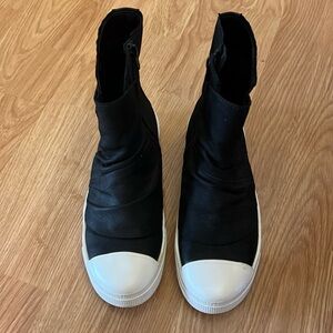 Marcellamoda Women’s Soft Suede Black Sneaker Boots Size EU 37/US 7
